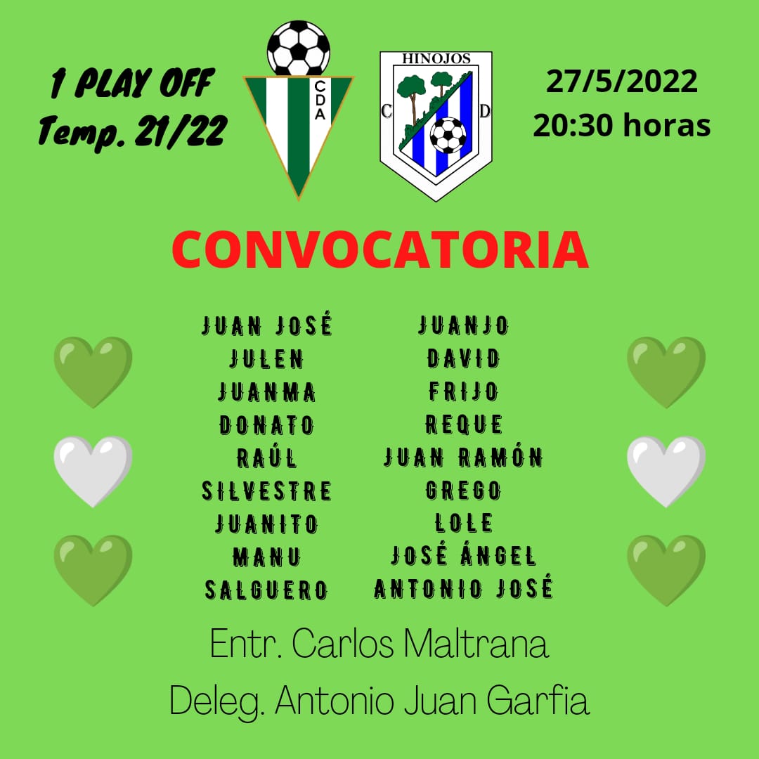 alosno_cd's tweet photo. Lista de convocados para el gran partido de mañana

Cita con la historia

Vamos los verdes 💚🤍💚 https://t.co/0mlNSrMngo