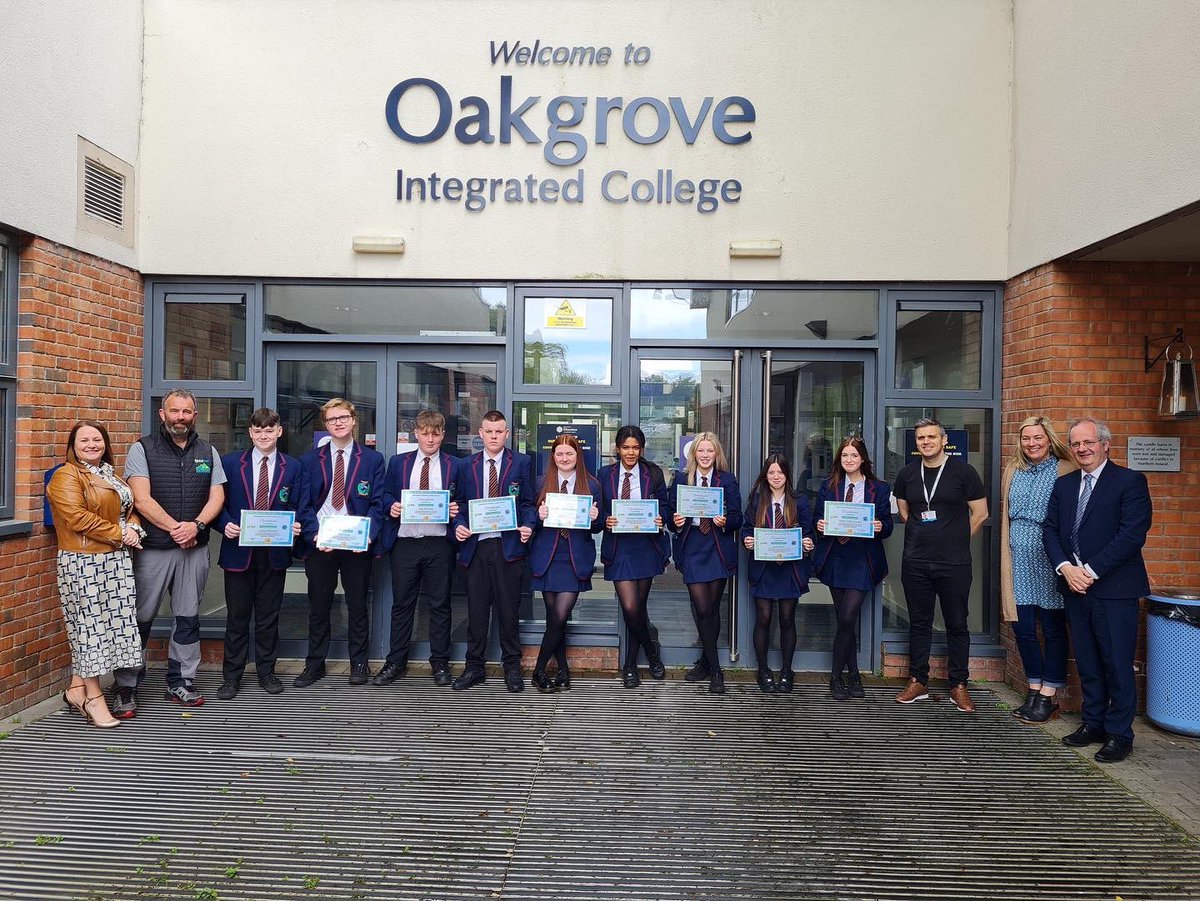 OIntegrated's tweet photo. Well done to our Year 11 students who successfully completed the EA’s Outdoor Education programme and enjoyed a reward afterwards in the Bowling Alley. @KatrinaCrilly https://t.co/z9JtkeBPDw