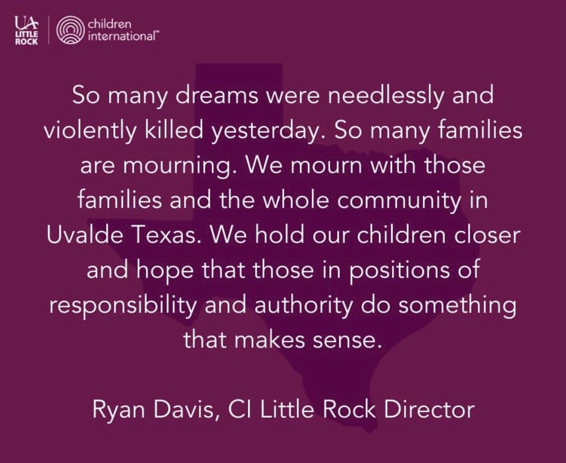 children's tweet photo. We firmly believe that schools should be a safe place for children &amp; youth to learn, develop and prosper. We are deeply saddened by the tragedy that occurred in Uvalde, Texas. Our thoughts are with all who were affected and are suffering. 💜 https://t.co/10cWwzHSSx