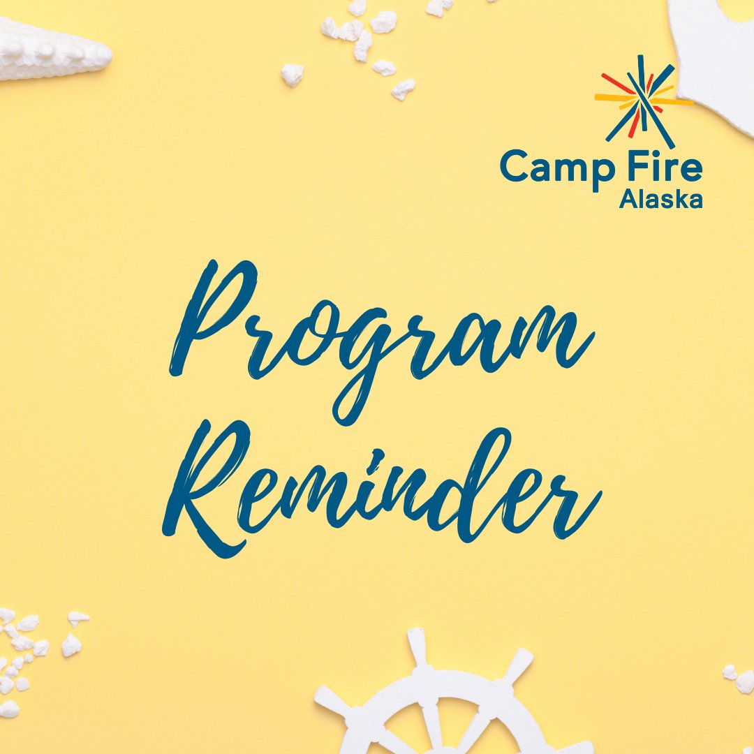 CampFireAK's tweet photo. Heads up! Our office will be closed on Monday, May 30th, for Memorial Day. Tuesday, May 31st, will mark the start of both Camp Si-La-Meo and Summer Adventure Camp. #HelloSummerCamp https://t.co/LFotfxzDxo