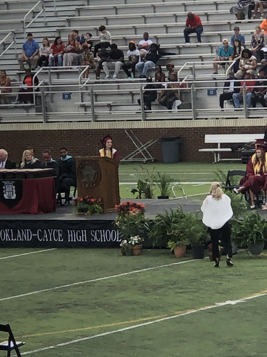 Salutatorian and valedictorian. Great job Ainsley and Amanda