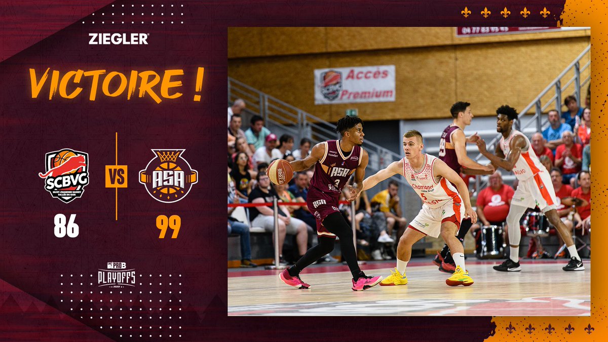 QUEL EXPLOIT ! L’ASA EST EN DEMI-FINALE DES PLAYOFFS DE PRO B 🔥

📸 Laurent Peigue
#GoASA #ProB #PlayoffsProB