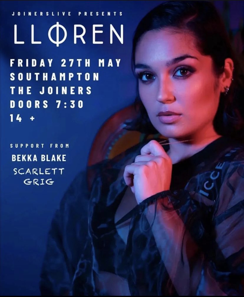 LLOREN (@thatgirllloren) on Twitter photo Get your tickets for tomorrow’s show!! <a href="/joinerslive/">The Joiners</a> joiners.vticket.co.uk/product.php/21… 😍🤘🏽 Get your tickets for tomorrow’s show!! <a href="/joinerslive/">The Joiners</a> joiners.vticket.co.uk/product.php/21… 😍🤘🏽