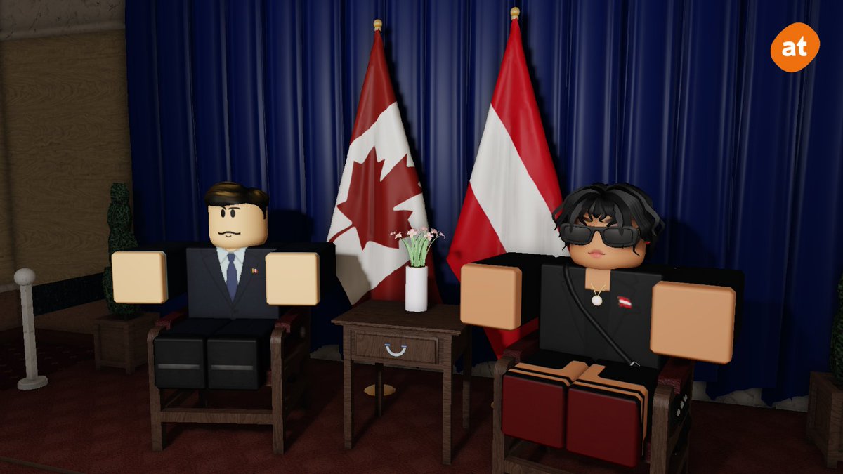 🏦𝐏𝐨𝐥𝐢𝐭𝐢𝐜𝐬

OTTAWA - Federal Chancellor Lia Braus meets with Vincent Kingsbury, the Prime Minister of Canada.

The two leaders discussed the future of Austrian-Canadian relations, and the possibility of Austria accepting Canada's formal invitation in joining NATO.