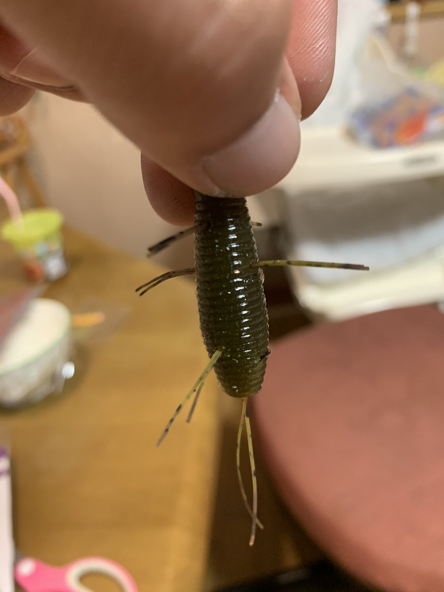 カスブラの動画見てイモラバはじめて作りました😃釣りたいな！

＃カスブラ