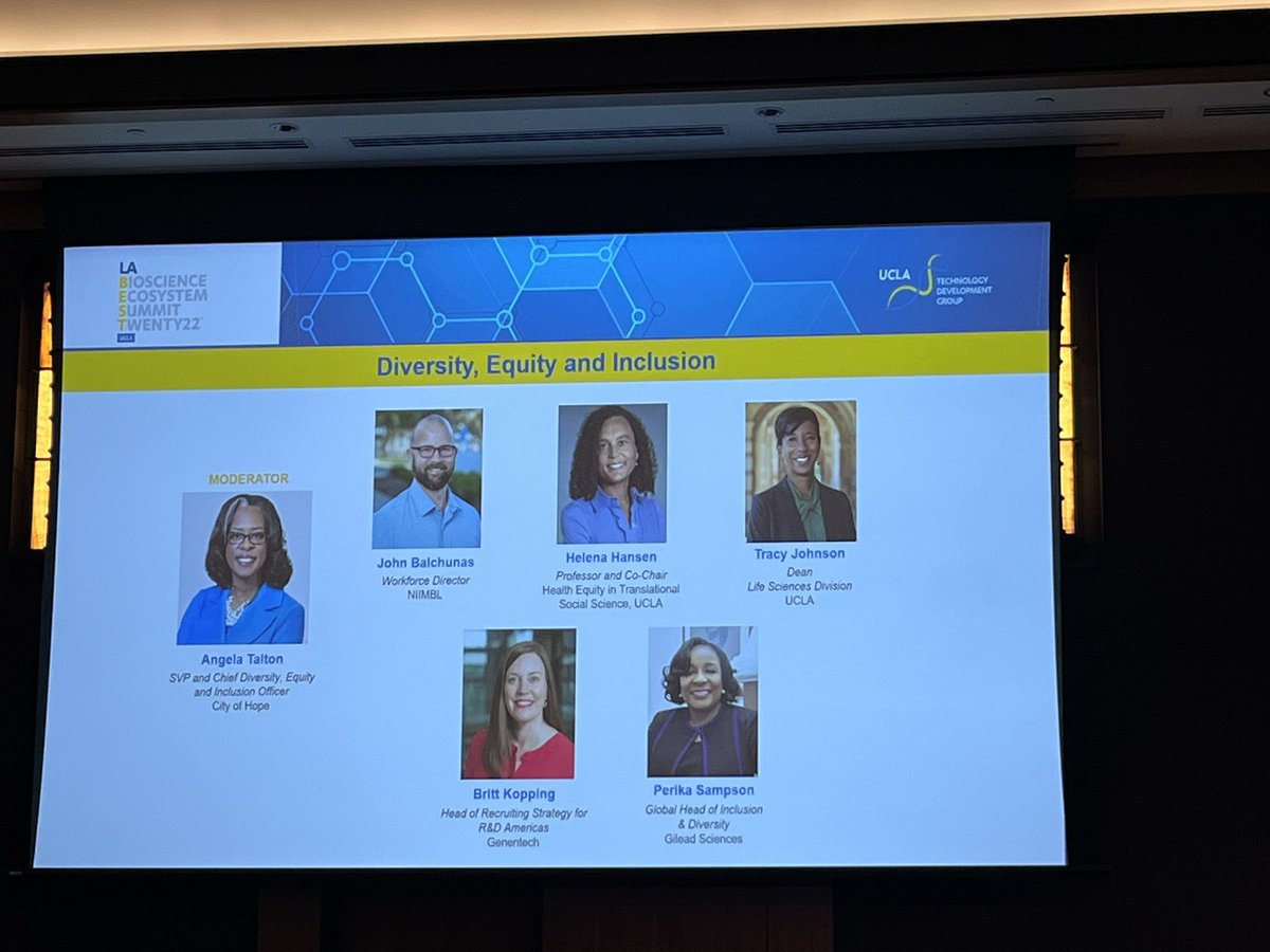RafaelMLopes's tweet photo. #scientist from #underrepresented groups bring “embodied knowledge” from their lived experience to fuel #science #stem #innovation. - Helena Hansen, Health #Equity @ucla during #DEI panel @ #LABEST2022 #lifesciences conference @UCLATDG #diversity #inclusion https://t.co/Kjb9Zwyo3J