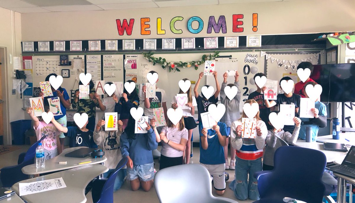 msirvingxx's tweet photo. After celebrating Mental Health Awareness Month, and discussing empathy, what it means to be kind, and self-care, my class organized a sweet surprise to say thank you🥺💙 @Washington_NJ @millburnschools https://t.co/XQZMhVzVC5