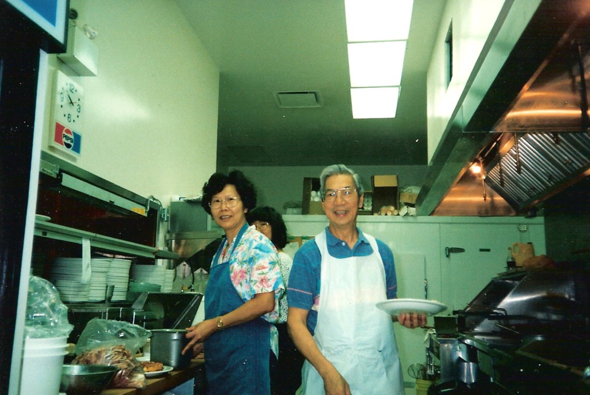 #ThrowbackThursday Founder of The Resort at Cypress Hills, Ivan Eng, working in the kitchen during the early years of operation! Did you know that The Resort became a reality in 1987? 👌🏽