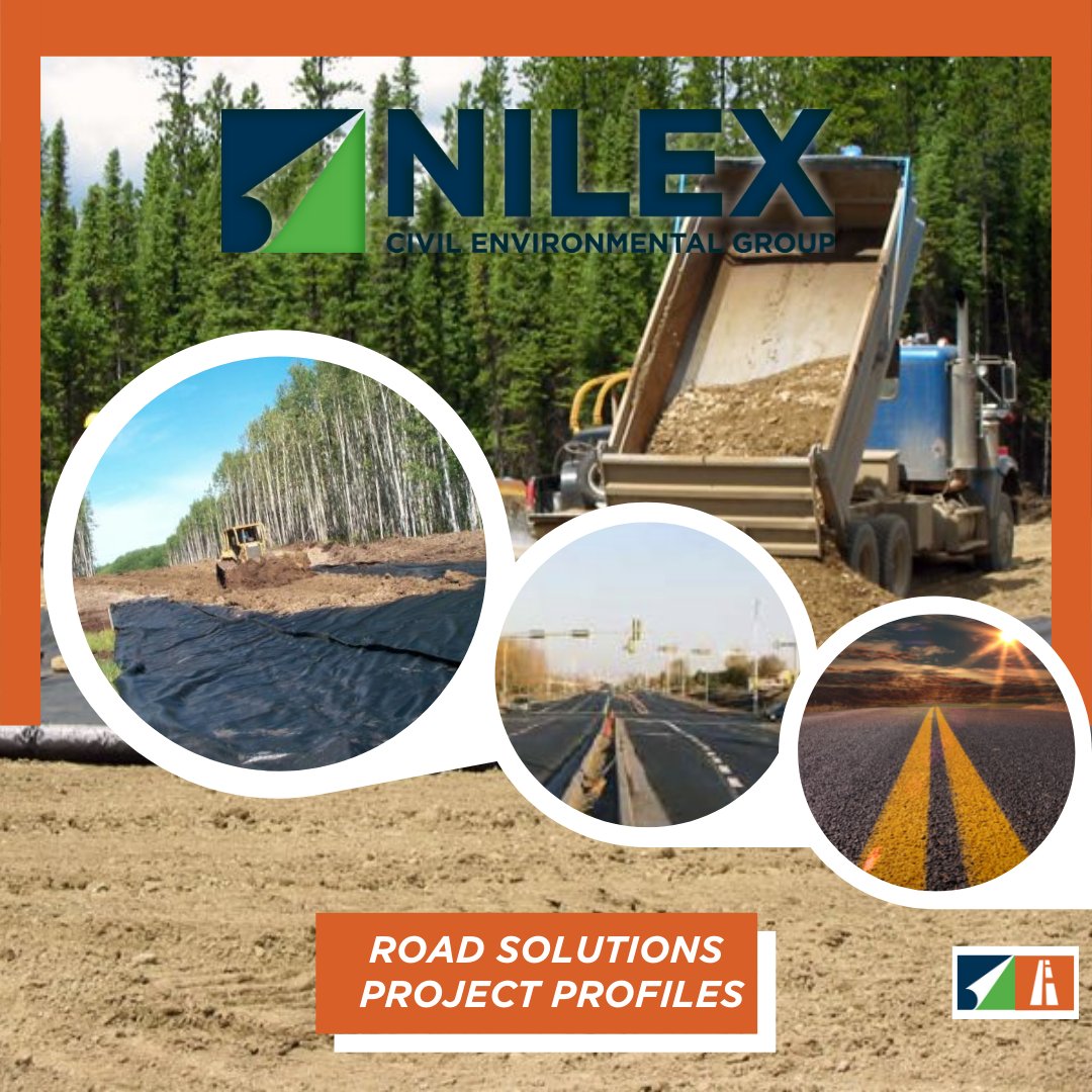 NilexInc's tweet image. We have various PROJECT PROFILES you can view to see both our various road solutions and our Nilex team in action. 

Visit us at: nilex.com/all-roads-rail…

#thinknilex #roadsolutions #projects #geogrids #pavement #unpaved #construction