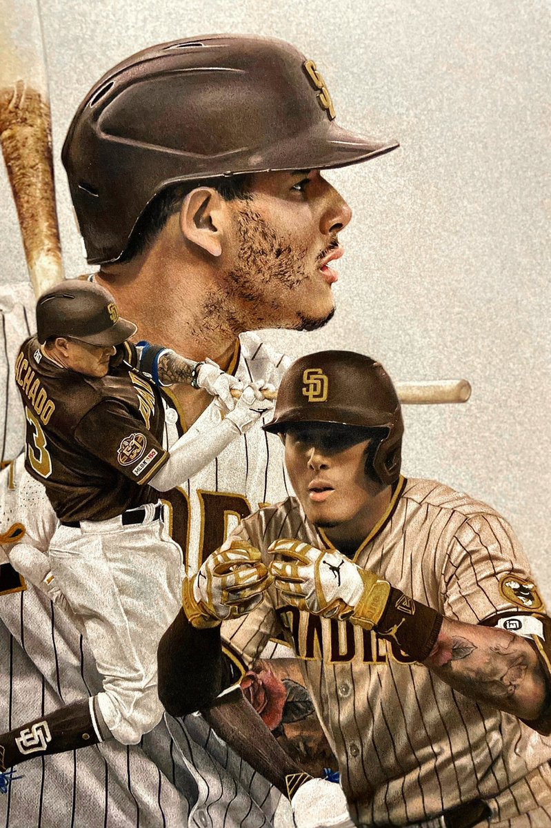 jermsdraws's tweet photo. Been drawing some #padres 💛🤎 https://t.co/XV883bHiRU