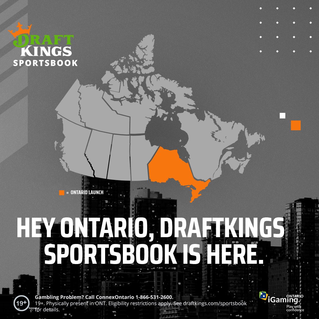 #DKPartner 🏀 If you didn't know, now you know. <a href="/DKSportsbook/">DraftKings Sportsbook</a> and Casino are live and legal in Ontario. Download the app, place your bets and get into the action. 🔗 Link it up here dkng.co/EMILY
#BetONDraftKings