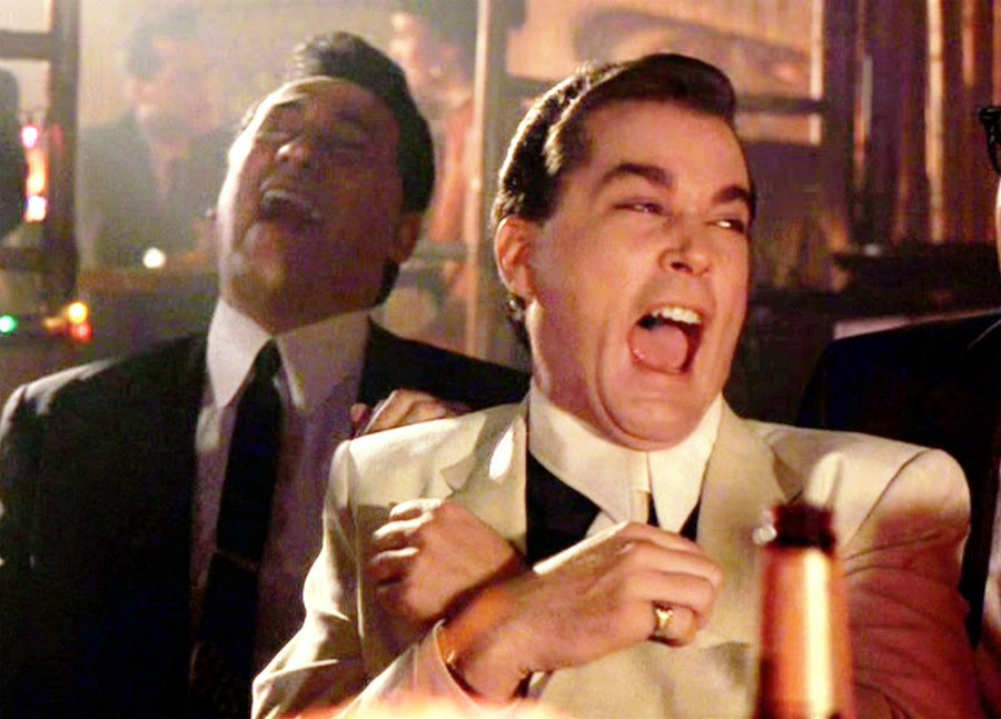 Ray Liotta Goodfellas Laughing Scene Meme And Viral GIF Meaning Explained -  The SportsGrail