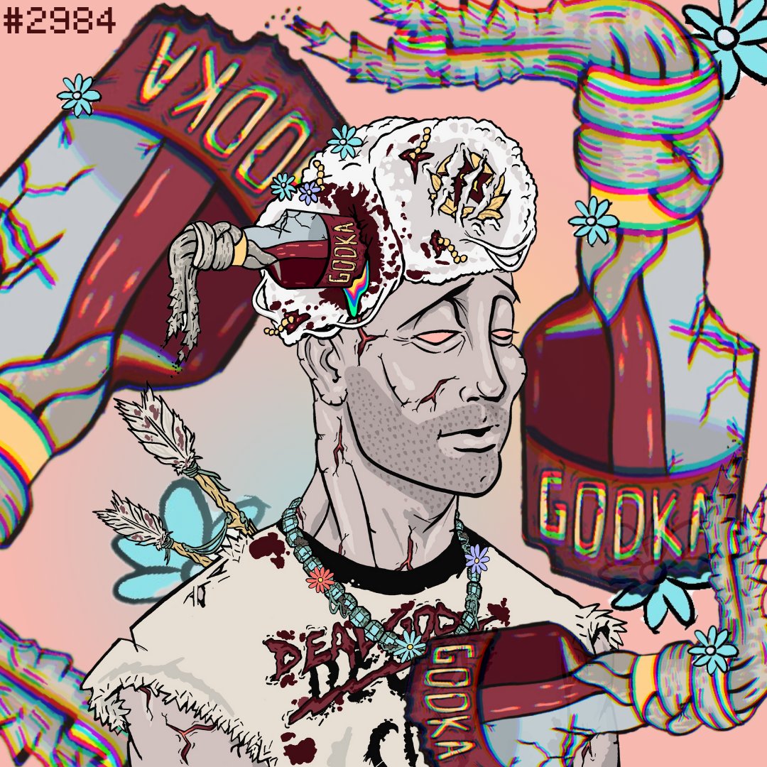 thugcatlady's tweet photo. @yi_blaze @DeGodsNFT @frankdegods welcome home! seems that you and your degod are a great fit then🥂 https://t.co/55m27g8esQ