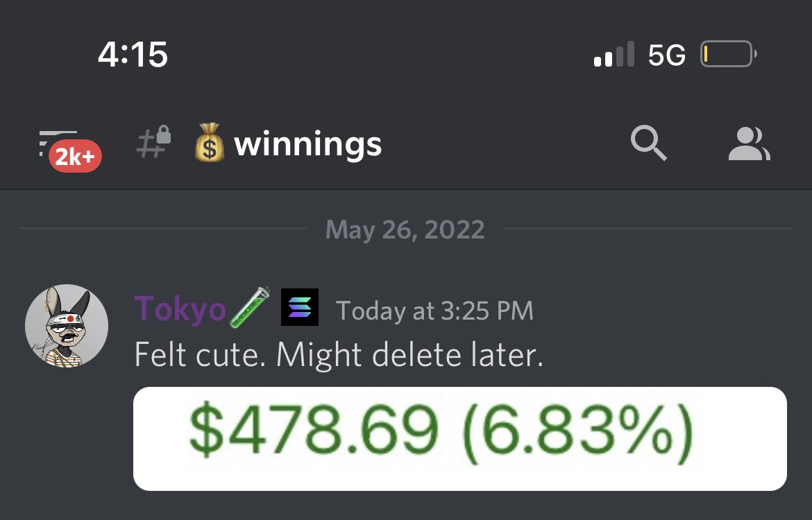 LetsAllBank's tweet photo. Winnings from Tokyo https://t.co/NziKekHYxm