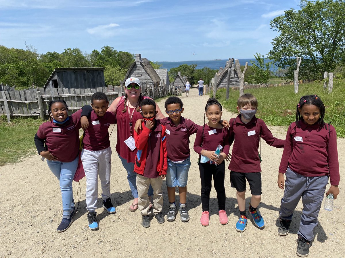 We learned so much from the Pilgrims and staff members at the Wampanoag homesite today. Thank you for a great trip @plimothpatuxet ! #fieldtrip @bbcps