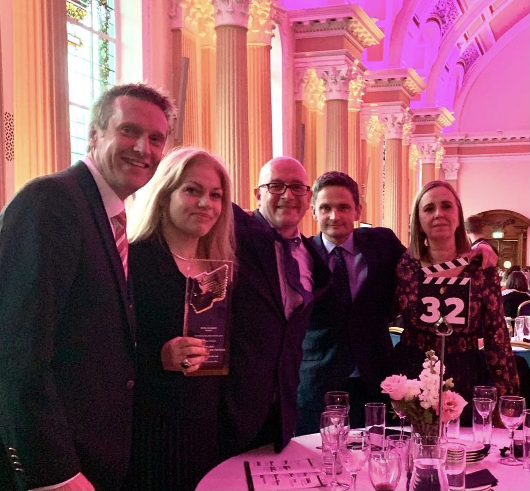 mandy_mcauley's tweet photo. Delighted to win ⁦@RTS_NI⁩ at Belfast City Hall for our pups for sale programme. Thanks to a great team ⁦@BBCSpotlightNI⁩ ⁦@guygrandjean⁩ , Stuart Lambe, Gwyneth Jones, Chris Thornton. Whistleblowers &amp; sources have never been more important. Thank you 🙏 https://t.co/Vq3APkiJwa