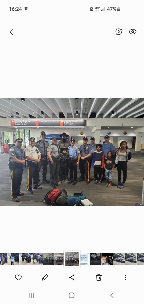 PSPTroopKPIO's tweet image. Pennsylvania State Police Troopers were honored to meet Devarjaye "DJ" Daniel and his family today. DJ is a 10 year old little boy battling cancer who always had a life long dream of becoming a police officer. DJ departed PA headed to the 177th Figther Wing, NJ Air National Guard