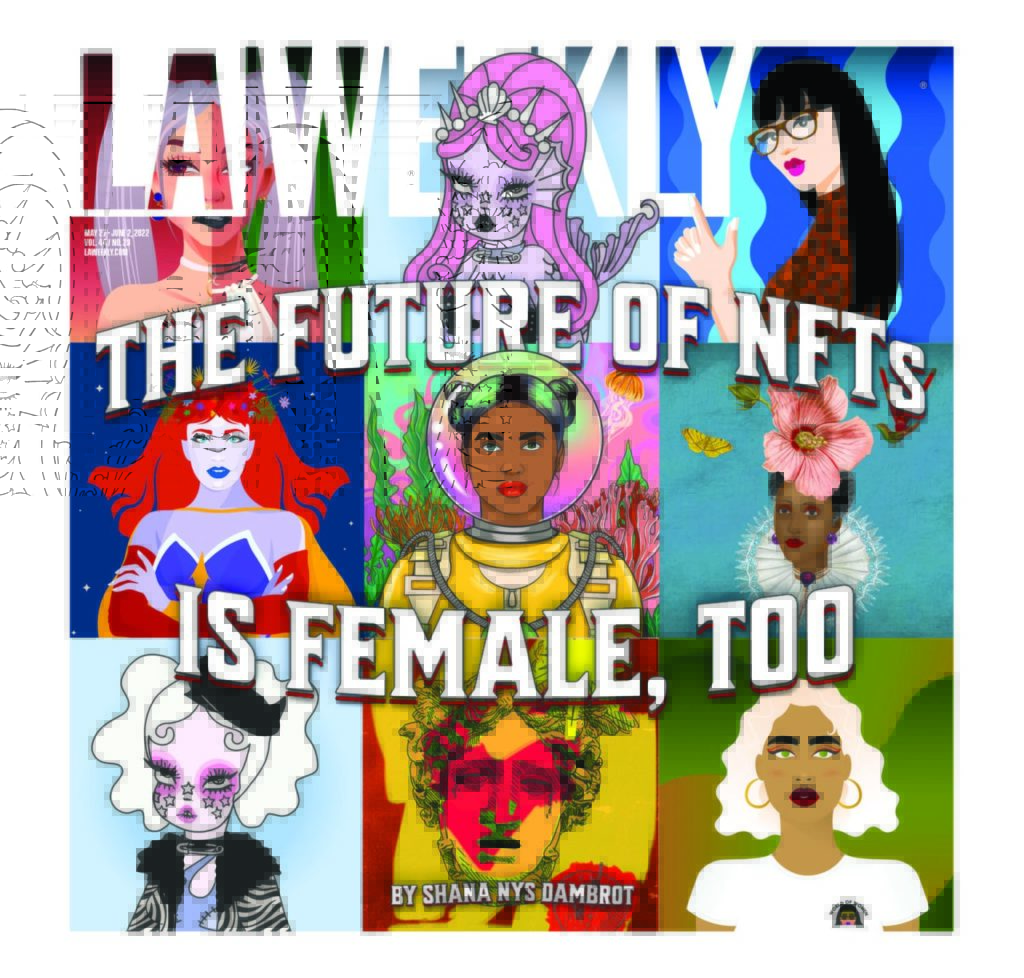 MyBFF's tweet photo. 🌈 @LAWeekly says the future of NFTS is female... and we couldn't agree more!

Love seeing one of our BFFs from the You collection turned into a cover girl and featured alongside so many projects we respect. Check out the full story here: https://t.co/RqvyjNyKs0 https://t.co/HDhyxYDHtA