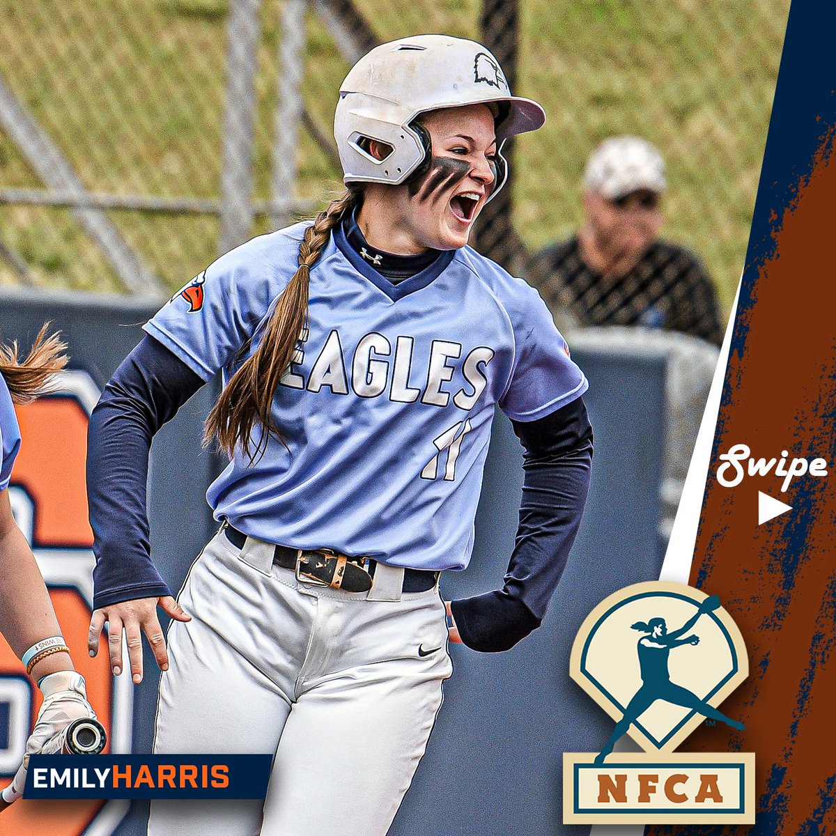 🇺🇸 🇺🇸 🇺🇸 ⁠ ⁠ @emilyharris650 is @cnsball's 2️⃣0️⃣th All-American ⁠ ⁠ She becomes the Eagles' first first-team All-American since 2️⃣0️⃣1️⃣5️⃣ 📋 bit.ly/39YpTOz
