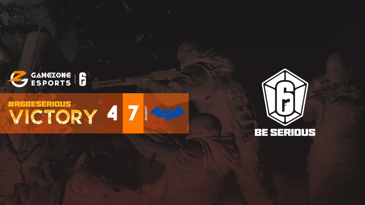 GameZoneASD's tweet photo. 🏆#BeSerious
🔥WIN🔥
GGs @abats_esports !!
Ora è tempo di festeggiare, domani ci aspetta il primo match di ritorno!
#GZWIN #GoGZ 🧡🖤
@BeSeriousR6 https://t.co/kzfIf8YzhU