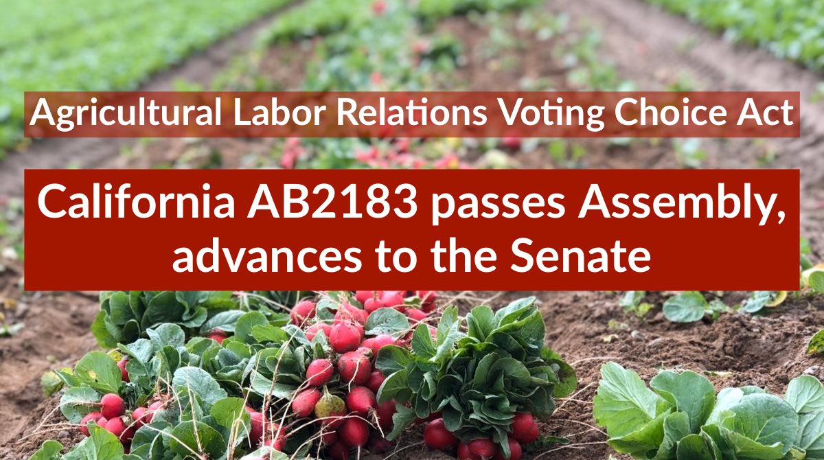United Farm Workers on Twitter "In era of GOP voter suppression, California’s State Assembly