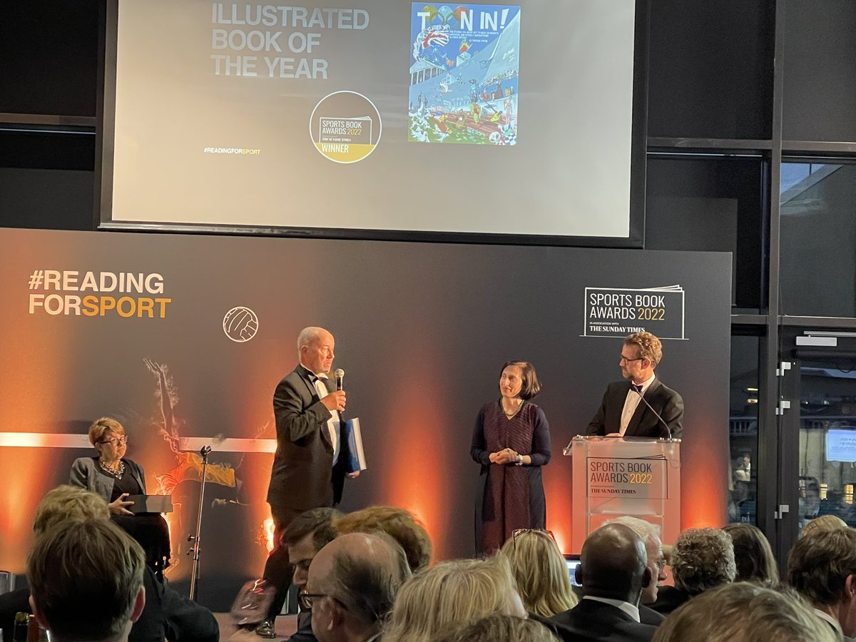 Team_JTA's tweet photo. Congratulations to our great friend &amp; client @MichaelRPayne1 on winning Illustrated Book of the Year @ the 20th Sports Book Awards in association with Sunday @TimesSport   Richly deserved!  Next edition eagerly anticipated!! https://t.co/faqHSI0A8o
