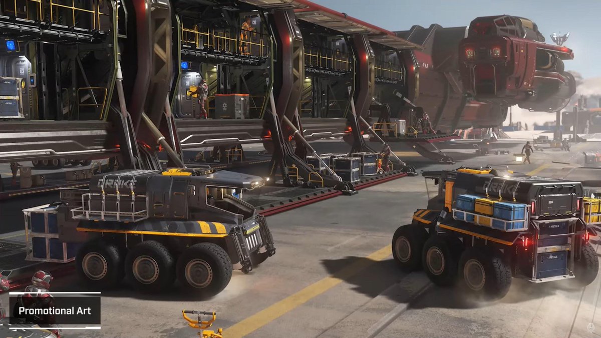 J0e_Gillian's tweet photo. @RobertsSpaceInd #StarCitizen The Caterpillar doors are going down at the Mule release!!! Finally ! https://t.co/pxazBbfoxe