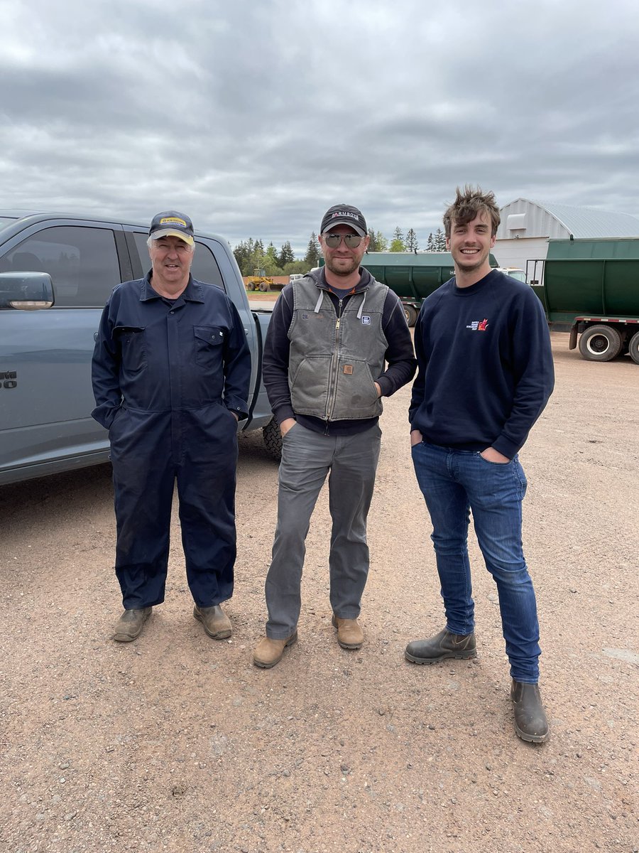 MarkPhillipsPEI's tweet photo. Had a great time showing @NuffieldFarming scholar @Jamesspick around Prince Edward Island this week! https://t.co/2okvpA0HGO