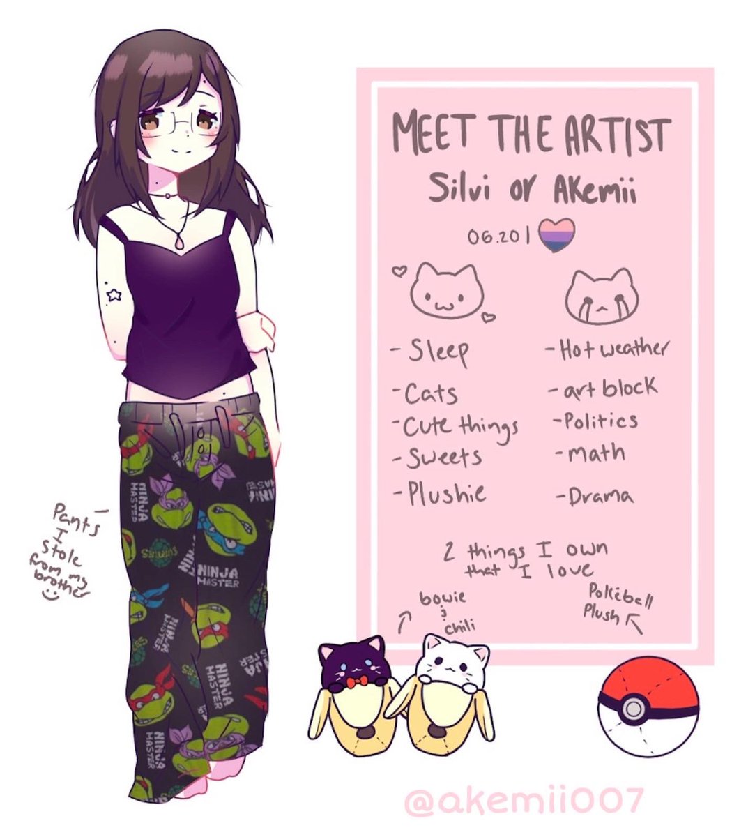 akemii007's tweet photo. updated version of meet the artist
tags: 
#animeart #commissionsopen #anime #MeetTheArtist #artistsontwitter #artist #artwork #DigitalArtist #commissionart https://t.co/6bcxZs7kWB