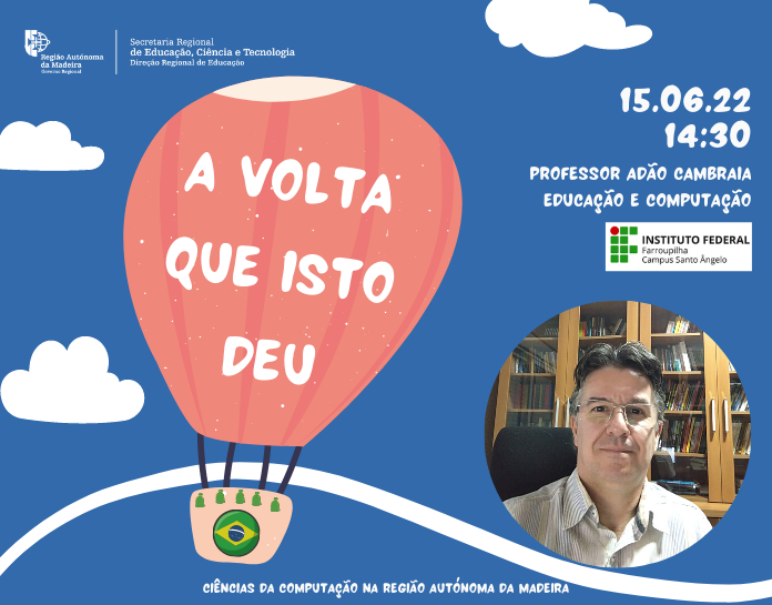 Rodolfo_Du's tweet photo. As #CiênciasDaComputação e o #PensamentoComputacional no Contexto Educativo, com professor @adaocam - 15.06.2022

Inscreva-se aqui: https://t.co/8NLiuUPvBD
Página do Evento: https://t.co/n9U2wnc2Ud
#Madeira #DRE #IFFar #Educação https://t.co/iyWbrcngKD