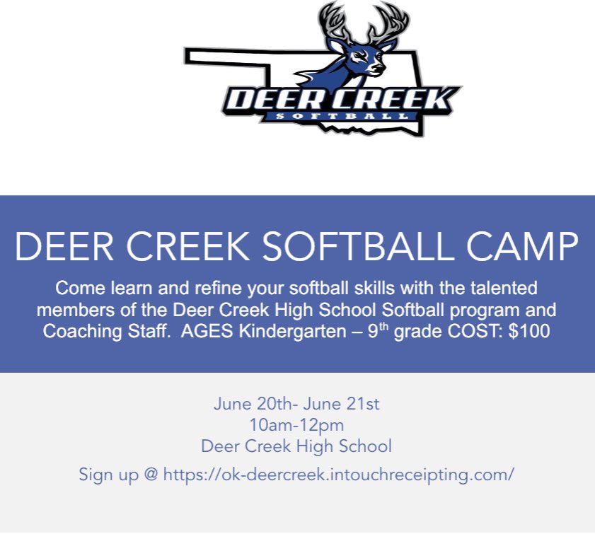 dc_softball's tweet image. Now that summer has started, what better way to have some fun then to attend softball camp! Get signed up through intouch and come enjoy learning the game with the  DC coach staff and players!