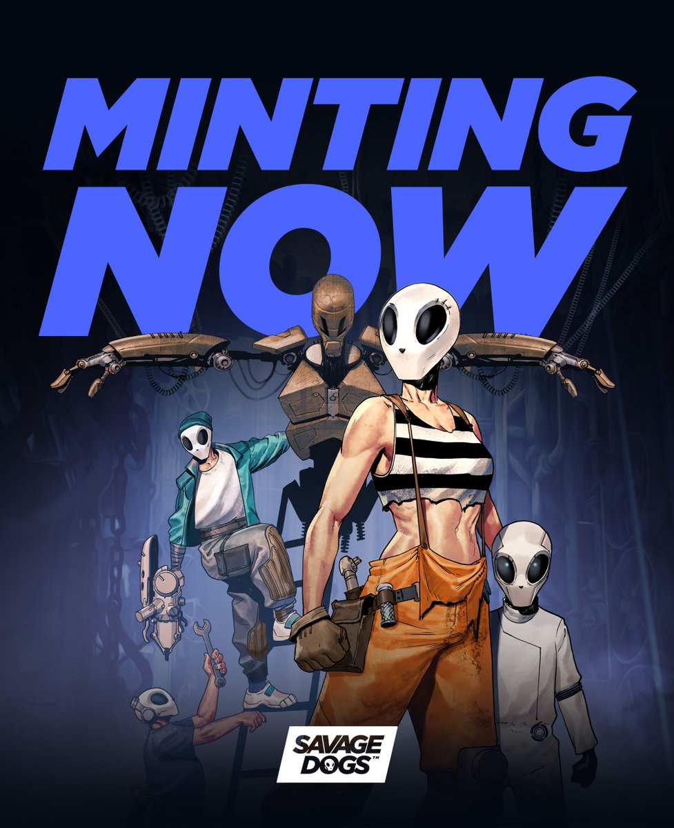 If you're a Savage Dogs/Droids holder or allowlist holder, you can mint your comics NOW for 24hs:
Public sale will start as soon as this one closes tomorrow at 5pm EST.
comic.savagedogs.co