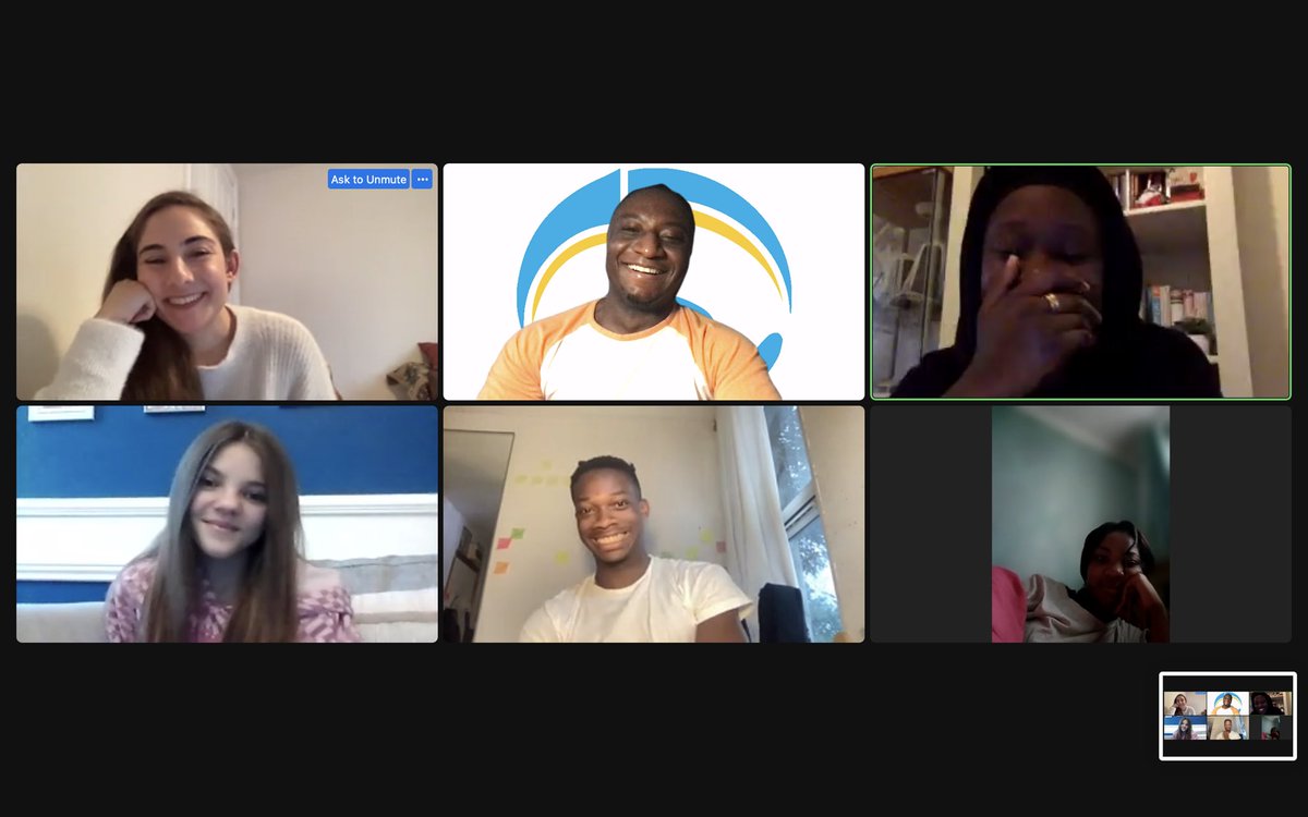 TrueCadenceUK's tweet photo. Confidence in public speaking is a vital trait in live music performance and crowd engagement. As part of #TheExpressionProject programme, we participated in a virtual acting and script reading exercise. Thank you @hannah_paybarah for such a fun and interactive session 🙌🙌. https://t.co/ww92dtg9wD