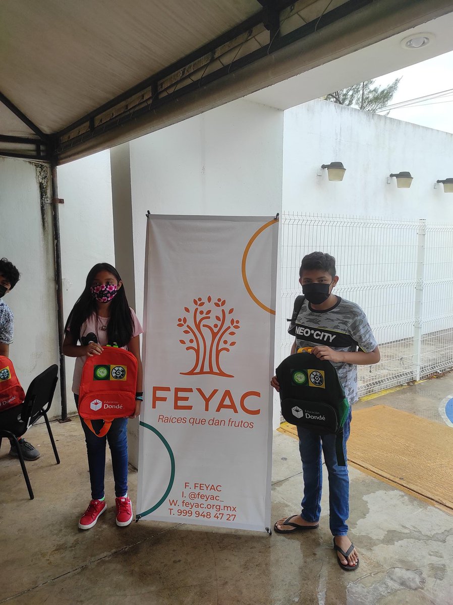 Nuestro programa ADN MID de la Técnica 59 en la Colonia Emiliano Zapata Sur, fortalece a sus participantes a través del programa de donación en especie de la <a href="/FundacionDonde1/">Fundación Dondé</a>, con la entrega de mochilas, material didáctico, educativo y otros artículos escolares,📚✏️🎒