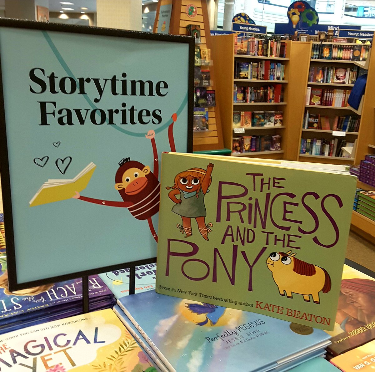 We LOVE the adorable &amp; subversive new animated series Pinecone &amp; Pony on <a href="/AppleTV/">Apple TV</a>, but did you know you can share their delightful adventures for storytime too? Take home fanfavorite #picturebook THE PRINCESS AND THE PONY by beloved humorist <a href="/beatonna/">Kate Beaton</a> today! 💙 #142bn #kidsbooks
