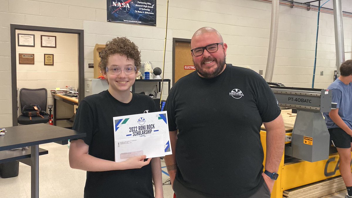 This year we awarded the inaugural Roni Bock scholarship to Megan Brand and it’s well deserved. This scholarship will help her further her education in precision manufacturing. Thank you Hegwood Automation for your support of our exceptional students. #manufacturing #stem