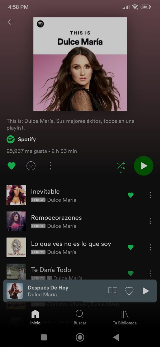 oliviershotwy's tweet photo. Pase toda la tarde trabajando en la oficina y me acompañaba la playlist #ThisIsDulceMaria en Spotify @DulceMaria 🎉❤ https://t.co/VlHBiKE8sB
