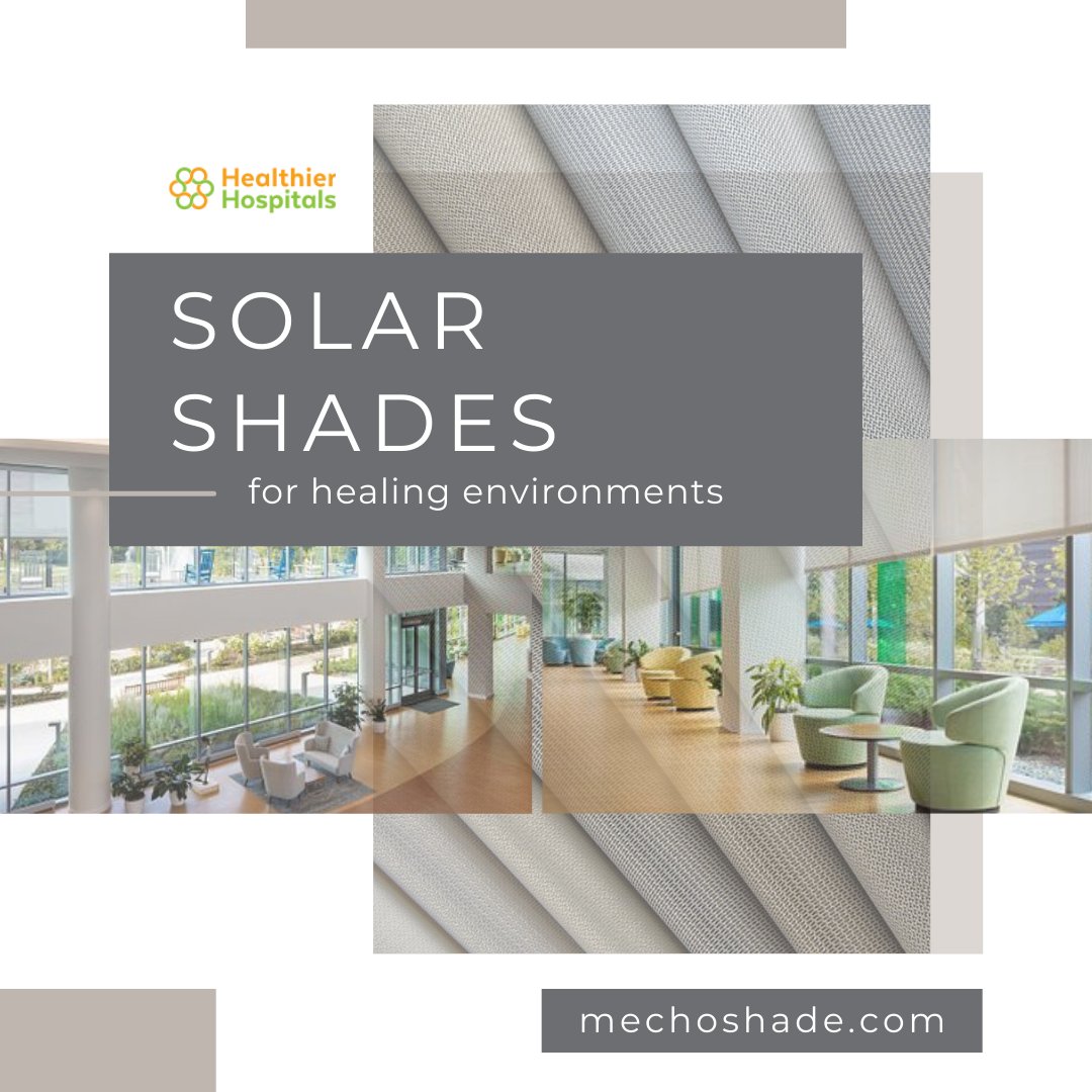 Mecho’s automated solar solutions are designed to maximize daylight + views for healthcare occupants.

Learn more about our industry-leading sustainable solutions that support positive patient outcomes: bit.ly/3CaMjpp

#healthcaresolutions #sustainability