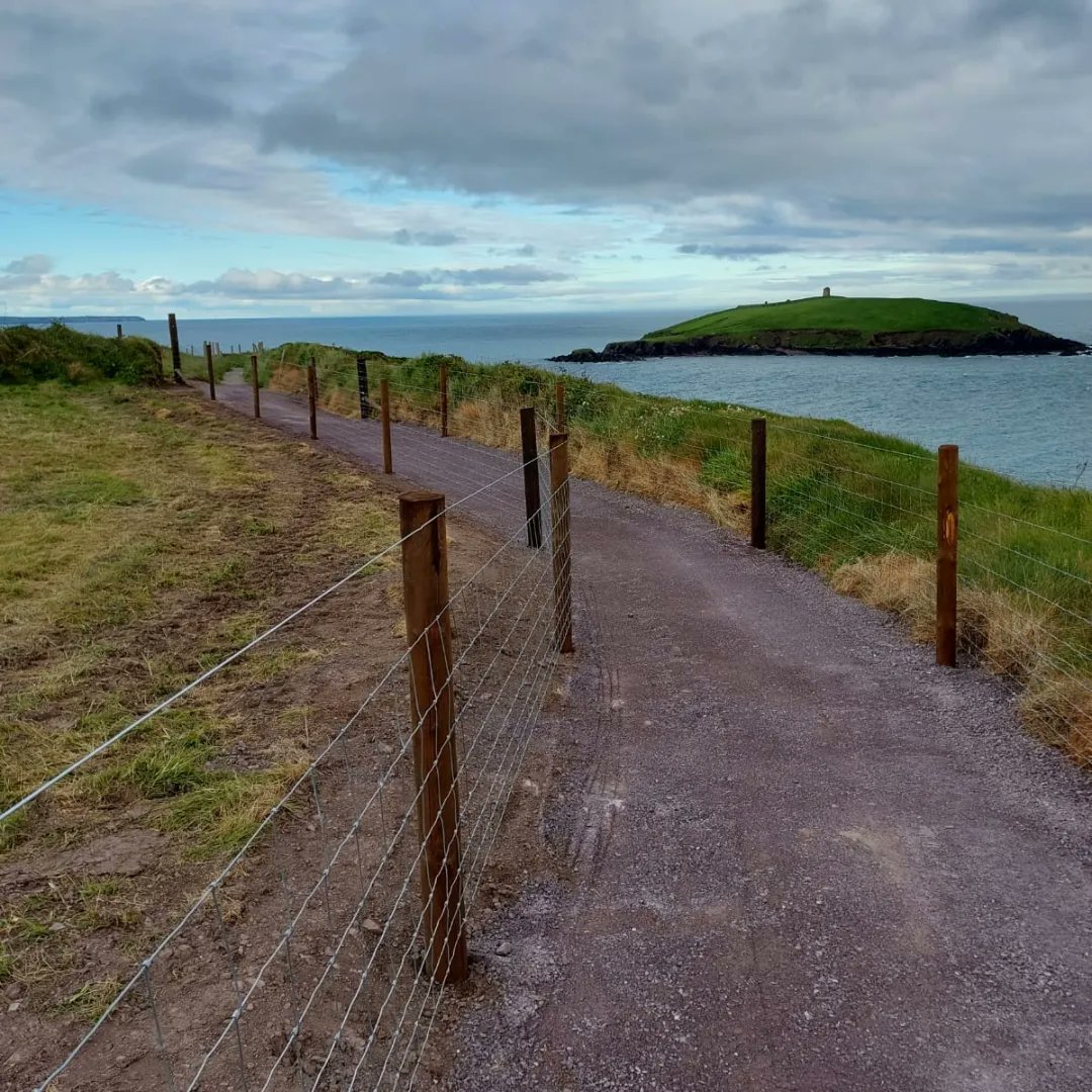 Fencing work has now been completed so the walk is open once again. Also a friendly reminder to please take away your dog's poo. We certainly don't want it