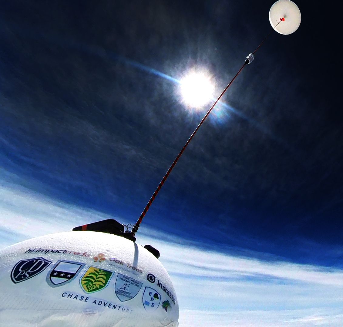RacingSnakeSS's tweet photo. What a busy day at @hiimpactconsult today! #SpaceBalloon flight with 6 schools in the morning, then 2 simultaneous awards shows! #MoreThanWork #NotYourAverageJob https://t.co/ZRttD9GJfE