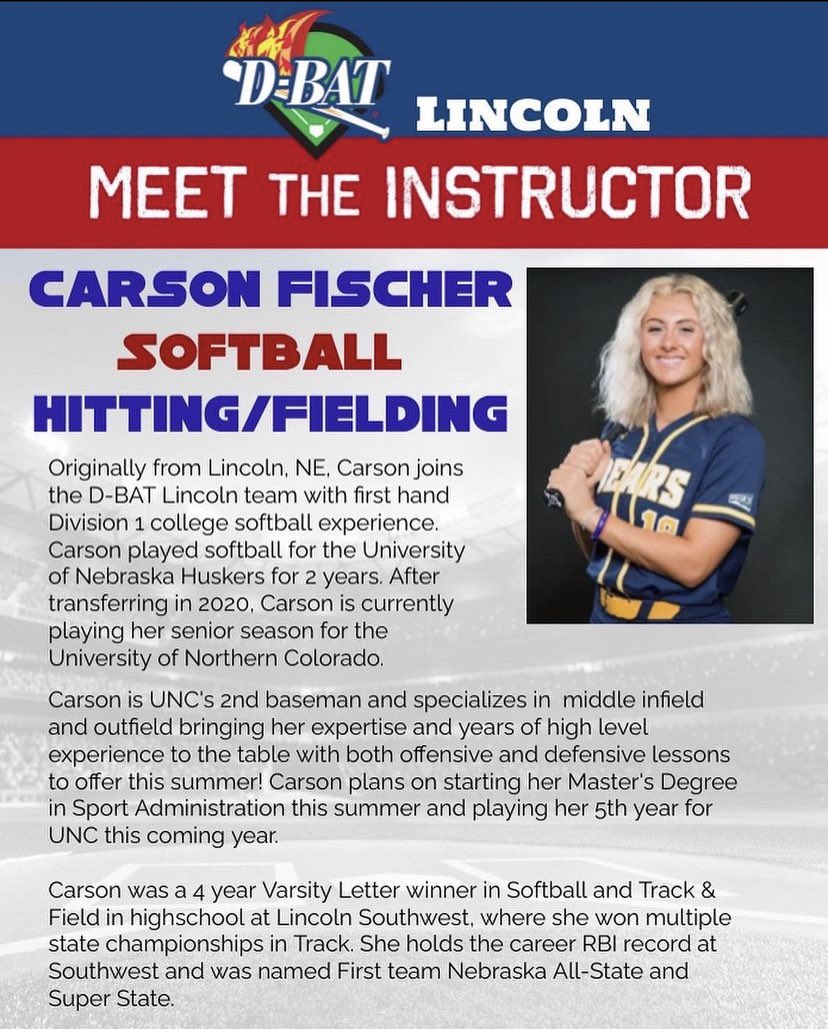 Where my 402 kids at??!!!🤌🏼🤌🏼😎

You can sign up for lessons &amp; hitting clinics with me at D-BAT lincoln at dbatlincoln.com or call (402)-882-3228 !!