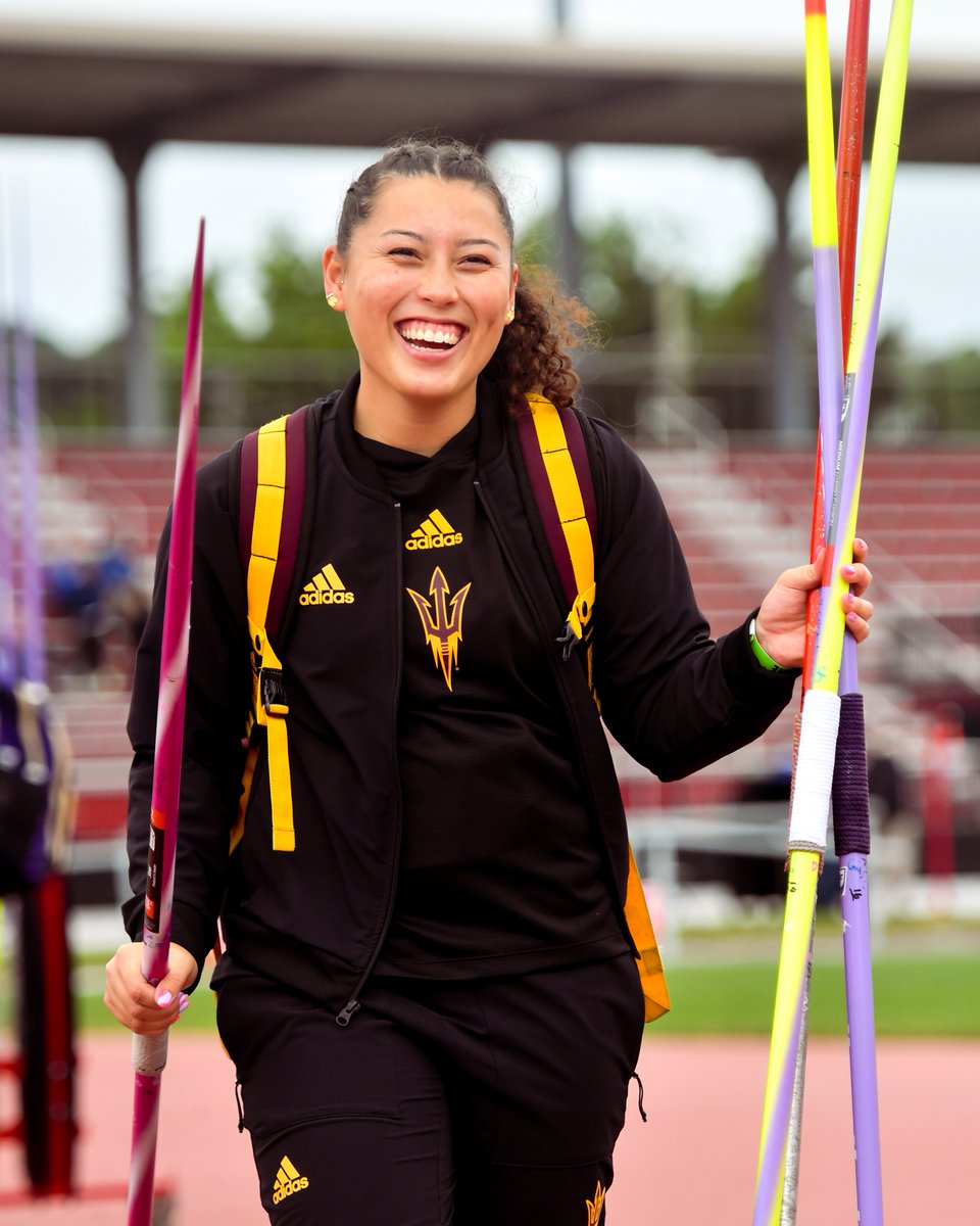 SunDevilTFXC's tweet photo. New PR and jumped to 4️⃣th in program history with her 49.46m/162-3! Cerah Moren 😈 https://t.co/zf07RctLiB