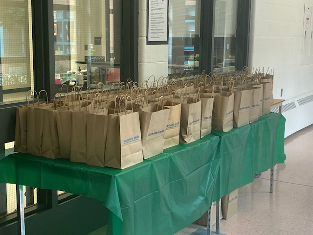 Getting Ready to meet all our New Esker Lake Eagles