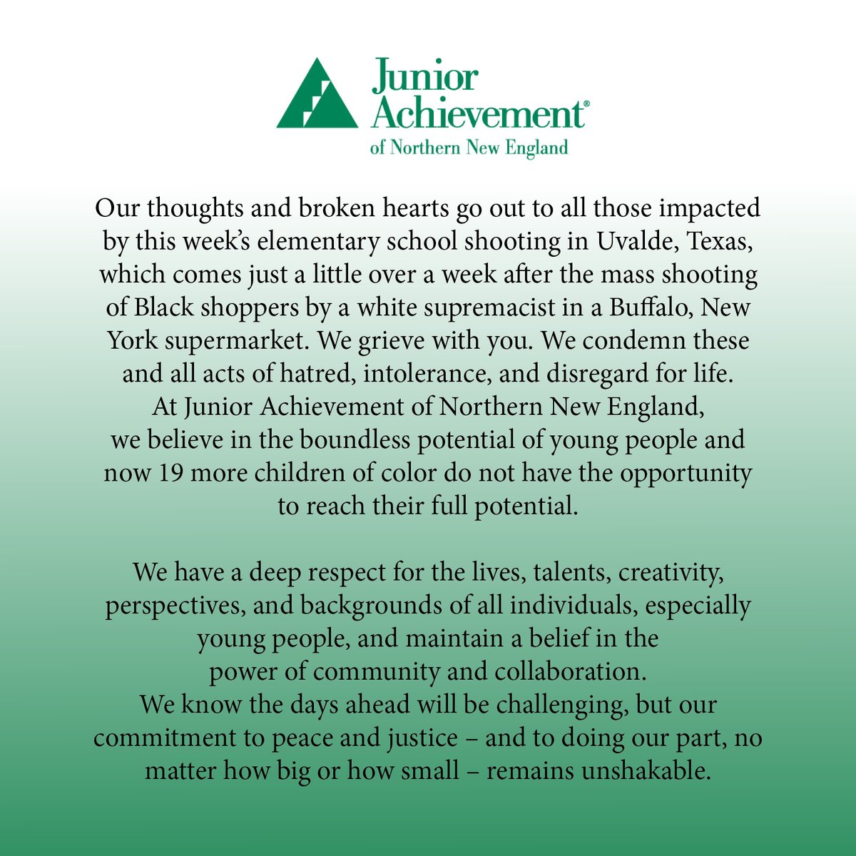 In solidarity today. In solidarity tomorrow. In solidarity always.