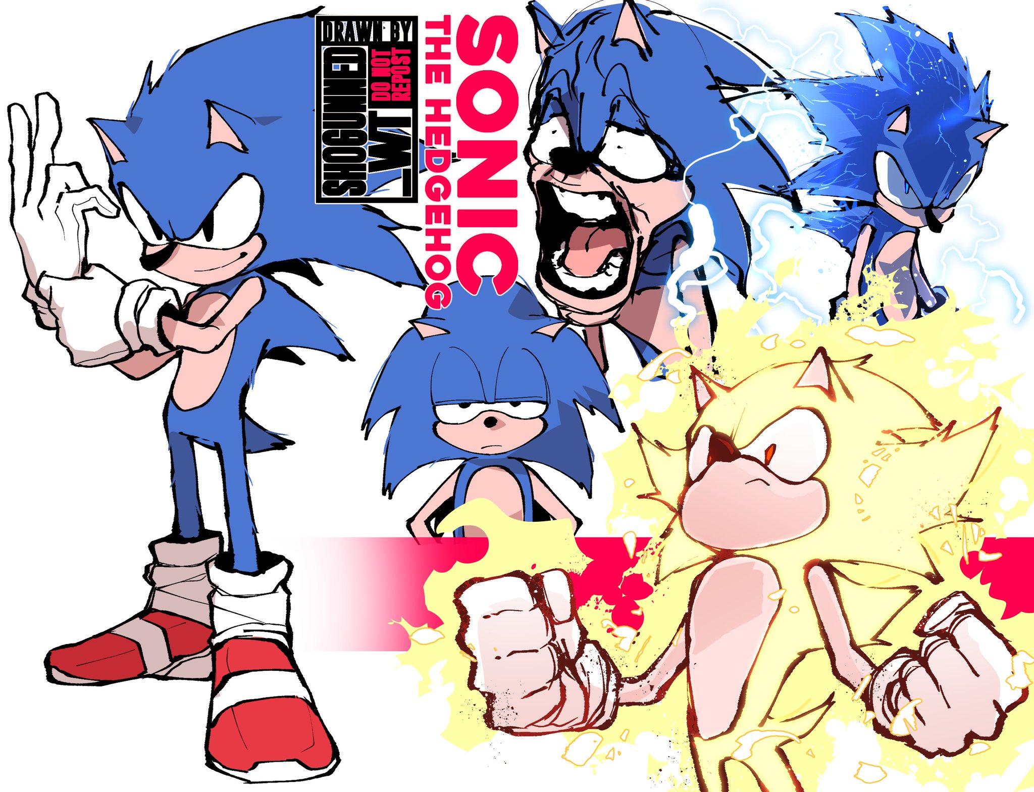 Super Boom Sonic by @SonicWind_01on Twitter : r/SonicTheHedgehog