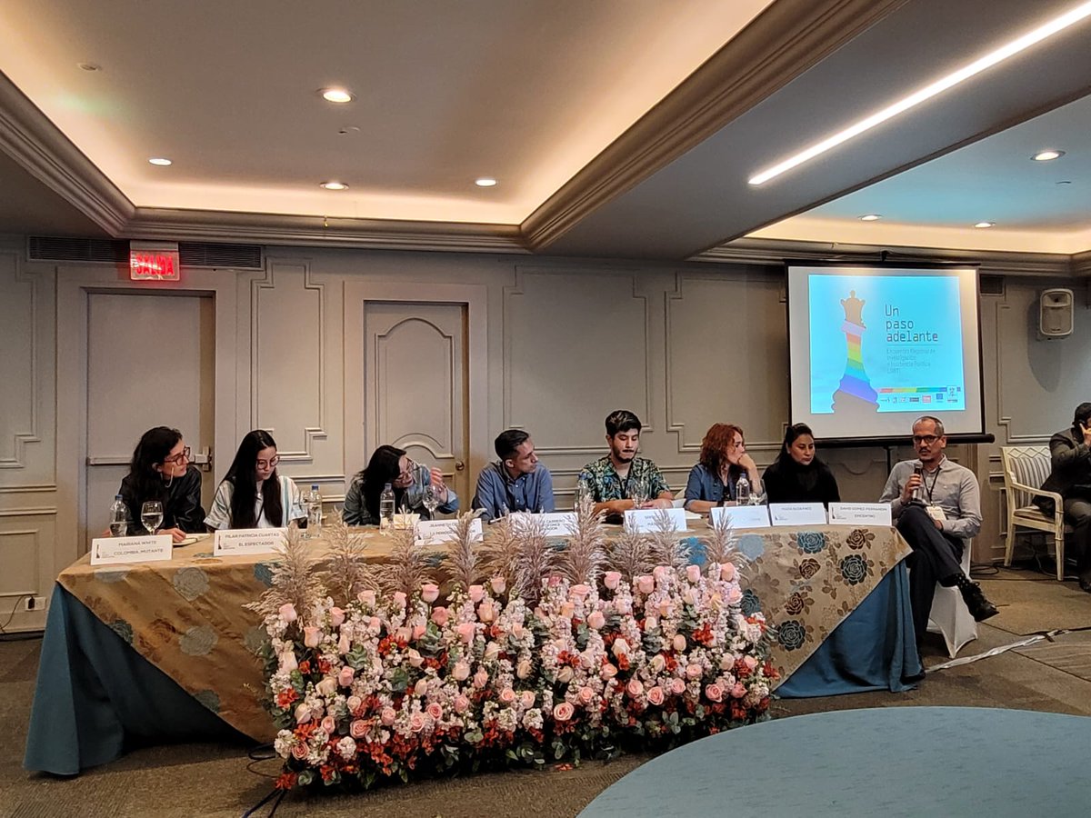 promsex's tweet photo. Experiencias del proceso periodístico de investigación
Mariana W. @mutanteorg
Pilar C. @elespectador
Janneth C. @laperiodicanet
Víctor C. #cientoonce
Sergio C. @masigualdadpe
David G-F @Epicentro_TV
Rosemary A. @RevistaBrava
María P. #Bolivia
#UnPasoAdelante🏳️⚧️🏳️🌈 https://t.co/l7ZFowgscq