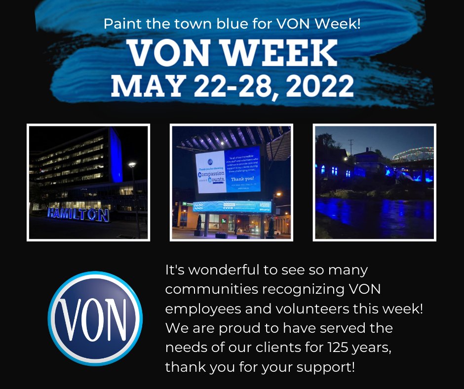 We look forward to sharing photos of illuminations throughout the week! #VONWeek2022 #VON125