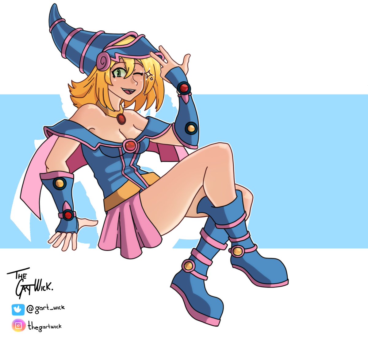 gart_wick's tweet photo. ⭐Dark magician girl⭐

#fanart #fanartanime #yugioh #magiciangirl #myart #ilustracion #ilustration #drawing https://t.co/k5XdrCLMz2