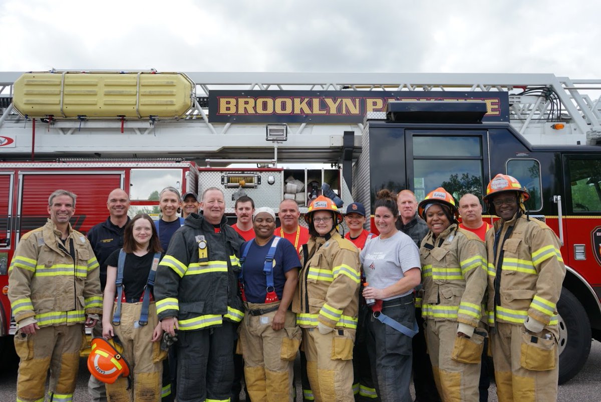 bpfire's tweet image. On 5/21/22, local, county, and state elected officials joined firefighters from the metro area for Fire Ops 101, a hands-on learning experience intended to provide participants with a small glimpse into the work firefighters do daily.