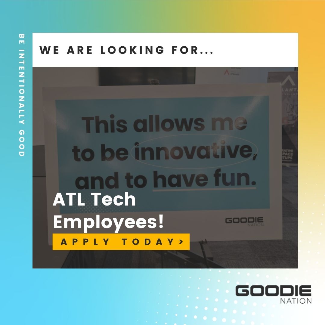 goodienation's tweet photo. Opportunity Alert!
We've launched a 9-month initiative to connect employees of Metro Atlanta’s tech companies to impact local K-12 tech education.
This is the opportunity you've been waiting for: https://t.co/BhA4W7reg9
#IntentionallyGood #GoodieImpact #SocialEntrepreneurship https://t.co/ct0aMC56a1
